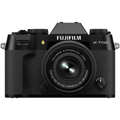 FUJIFILM X-T50 Mirrorless Camera with 15-45mm f/3.5-5.6 Lens